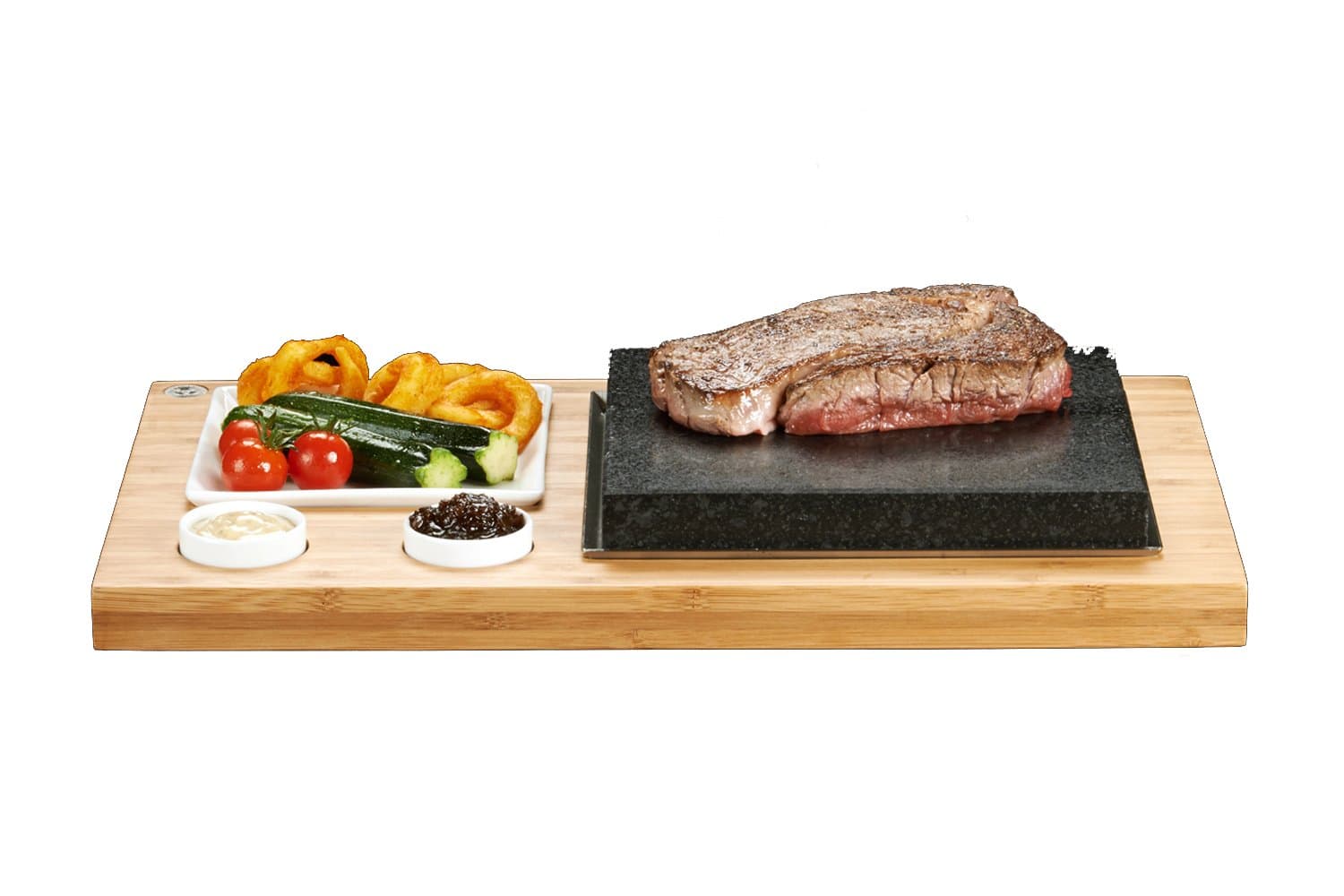 Steakstones Steak Plate & Sauces Set