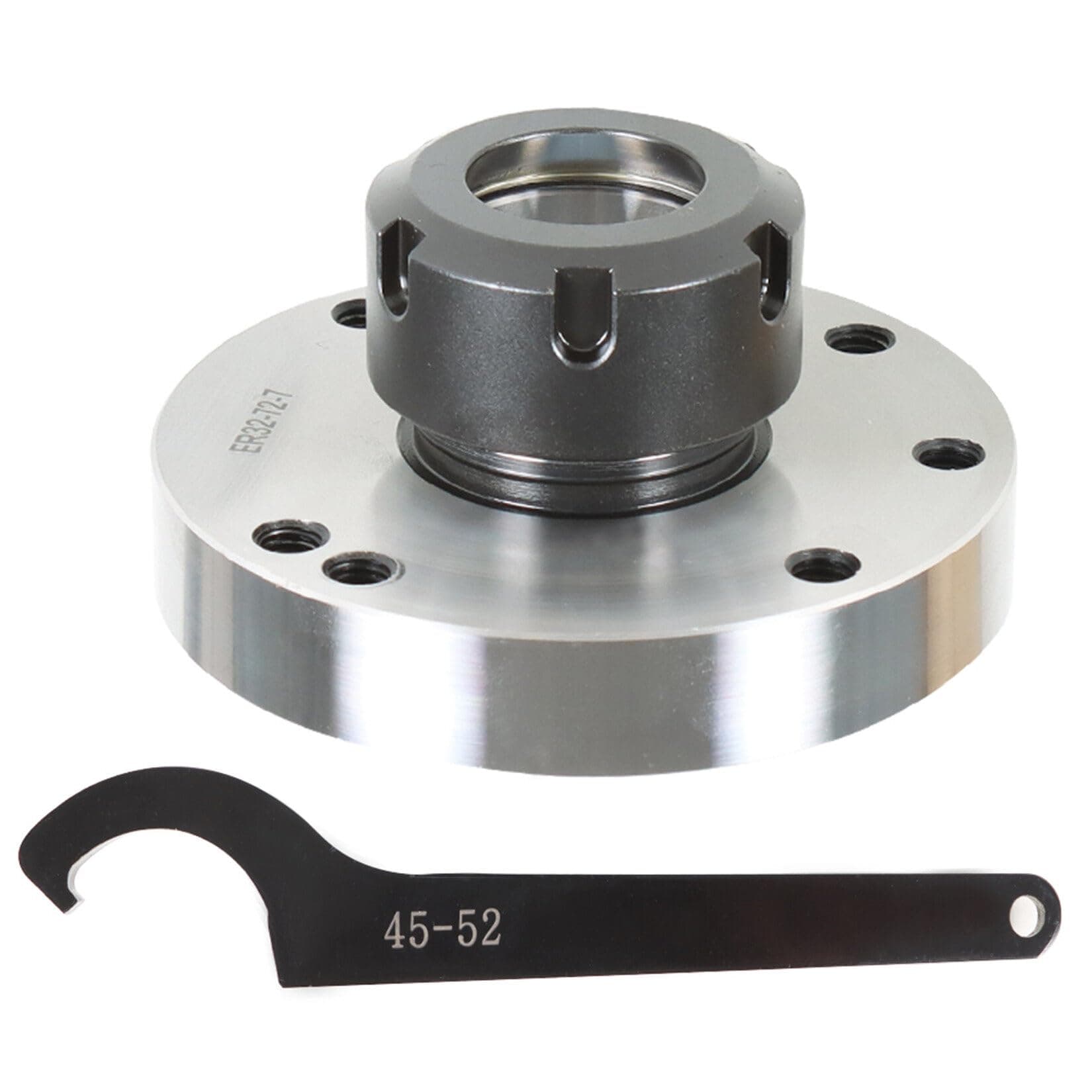 ER-32 Collet Chuck 100MM Diameter 0.005 Accuracy Compact Lathe Tight Tolerance For Milling Lathe