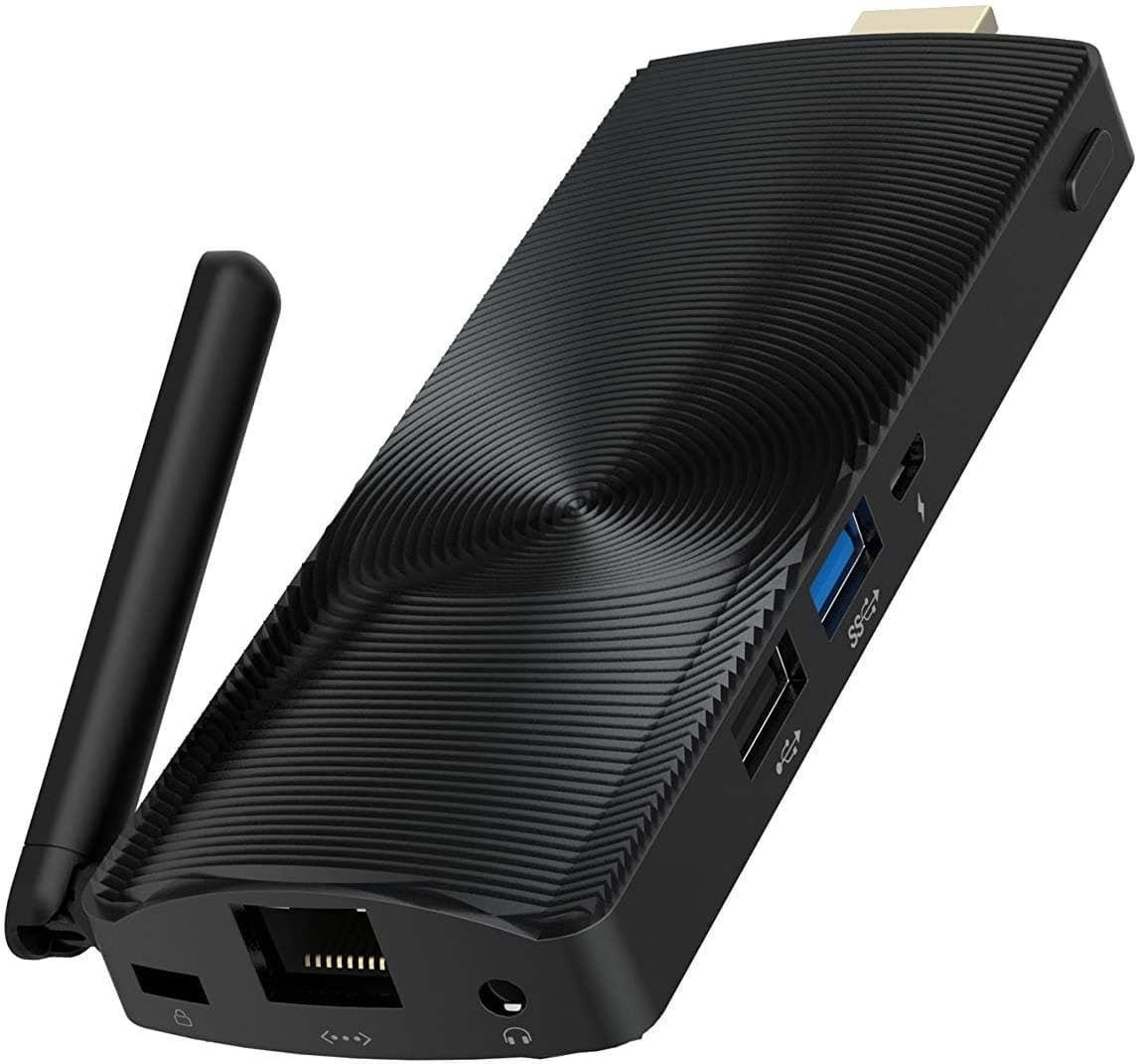 Azulle A-1063-AAP-1 Access Plus, Fan less Mini PC Stick, Cherry Trail T3 Z8300, 4GB RAM+32GB storage, Black