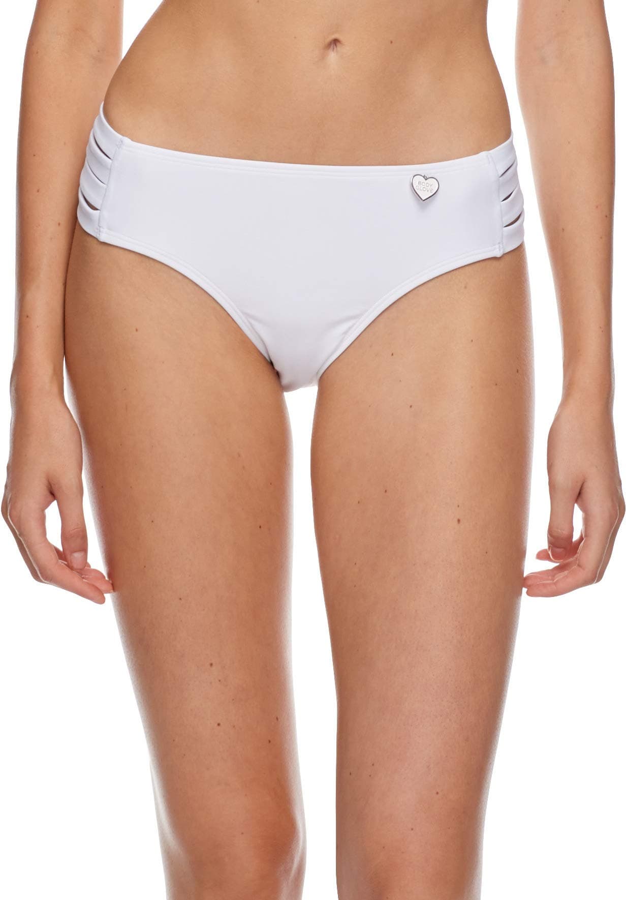 Body GloveWomen's Smoothies Nuevo Contempo Solid Full Coverage Bikini Bottom Swimsuit