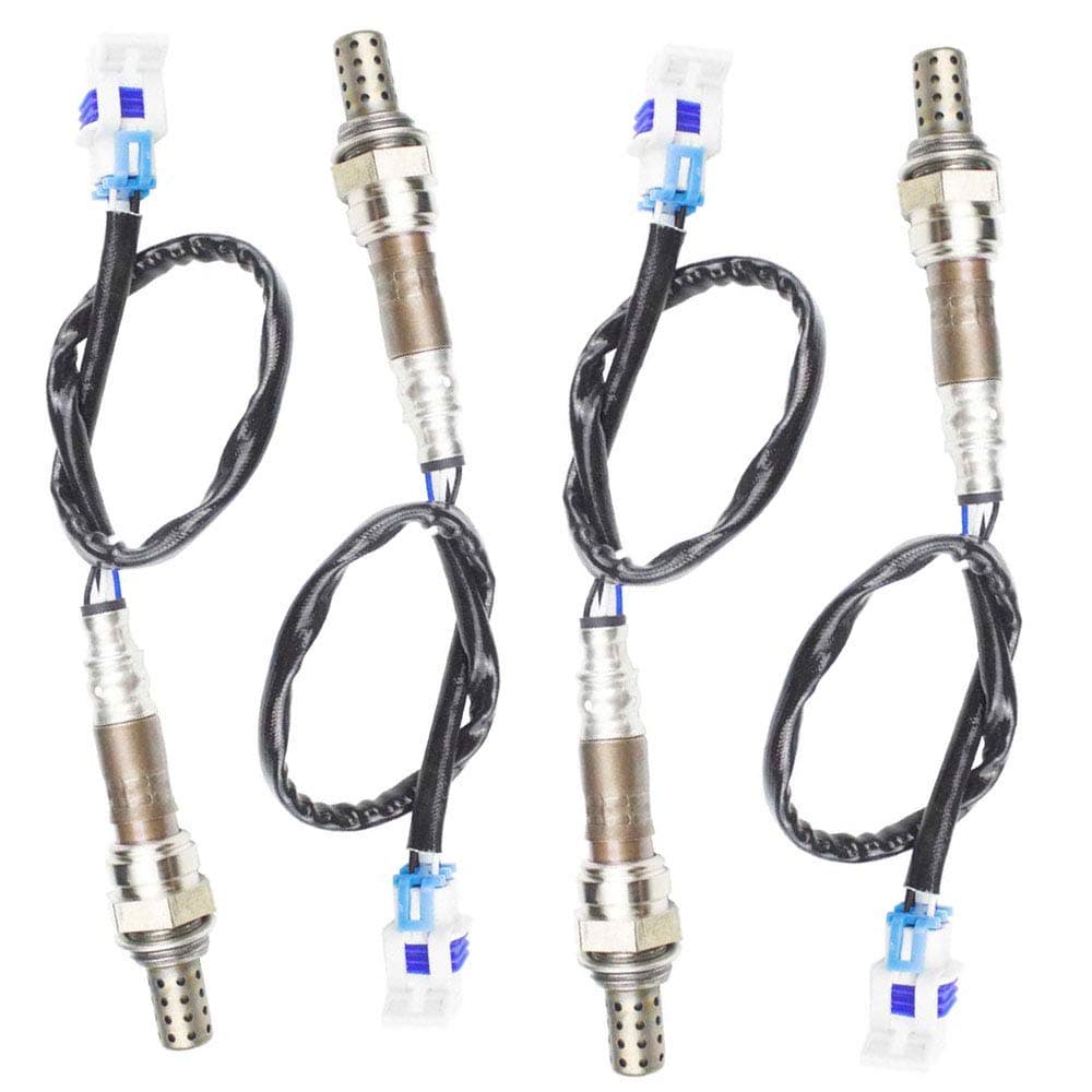 4PCS Oxygen O2 Sensor for 2003 2004 2005 Chevrolet Chevy Silverado 1500 4.3L/4.8L Upstream + Downstream