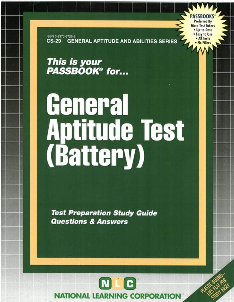 GENERAL APTITUDE TEST (BATTERY) (General Aptitude and Abilities Series) (Passbooks)