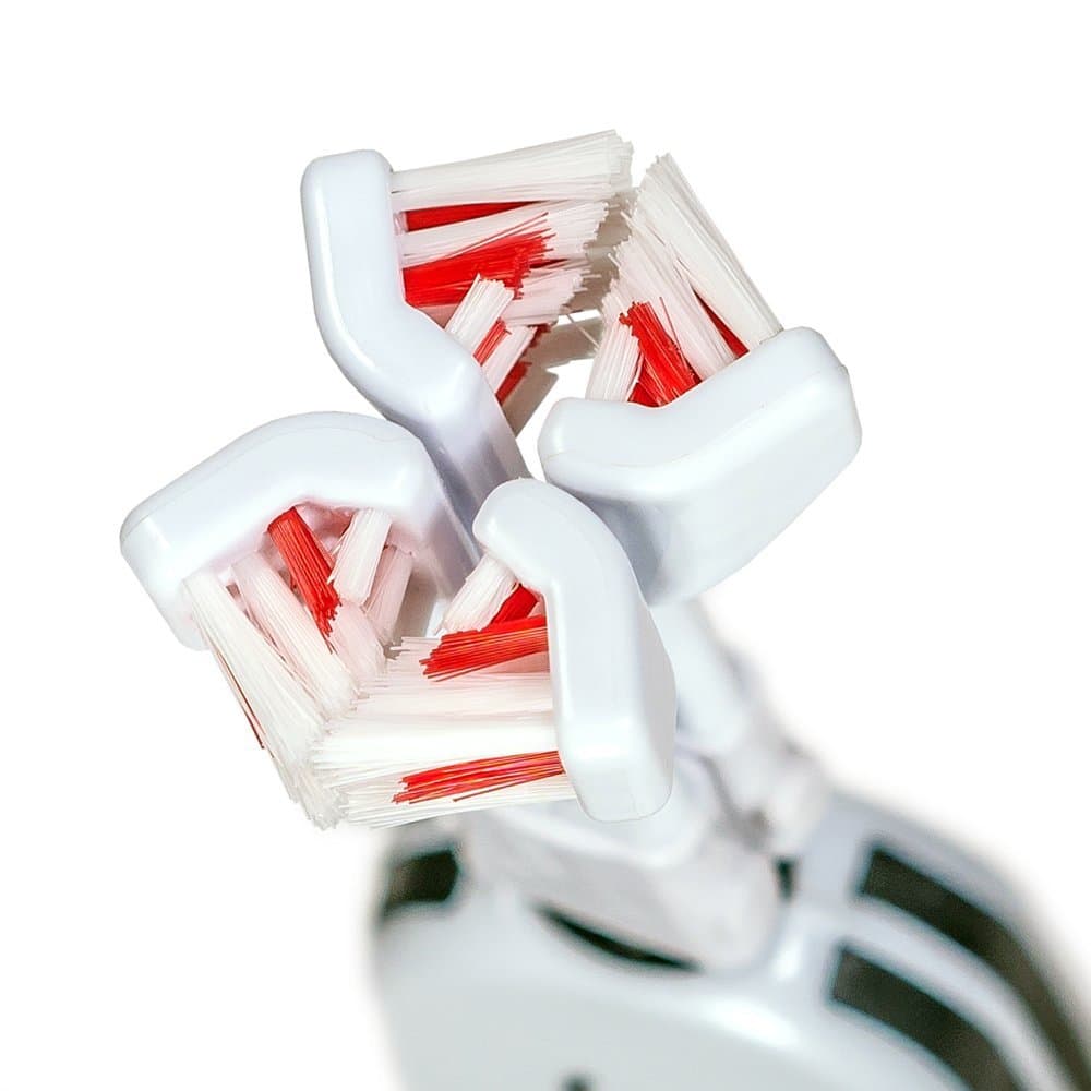 Ultra Extra Soft (1 Pack) Dual Brush Replacement Heads for Electric Toothbrush - Teeth Whitening, Plaque Removal, Oral Care - Dentist Recommended