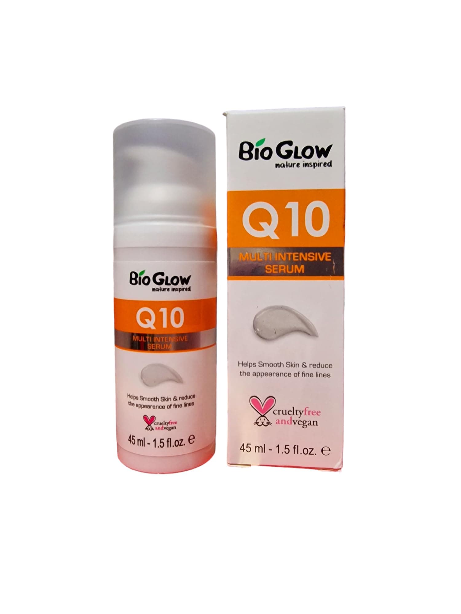 Bio Glow Q 10 Multi Intensive Serum Reduce Fine Lines Appearance Smooth Skin, WHITE