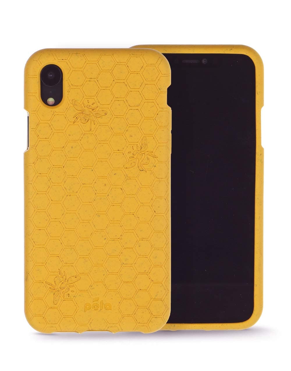 PelaiPhone Case for iPhone XR: Eco-Friendly - 100% Biodegradable (XR Honey Bee)