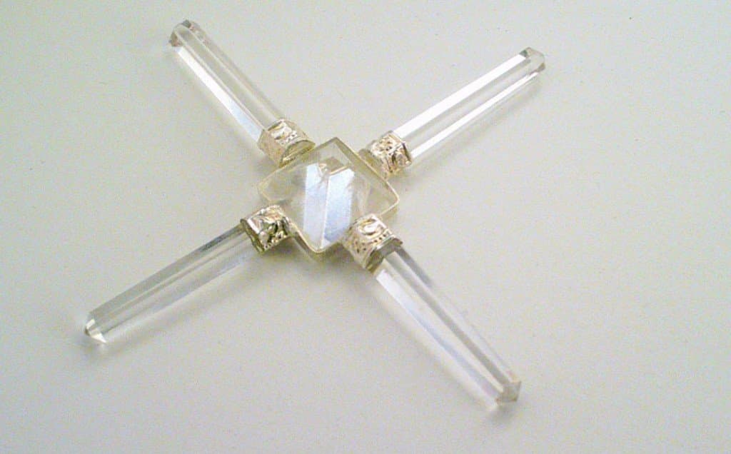 Chakra Reiki Energy Generator Crystal Quartz Pyramid