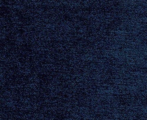 Lust Navy Fabric by The Yard, Upholstery, Chenille, Solid Color, Blue, Luxury,
