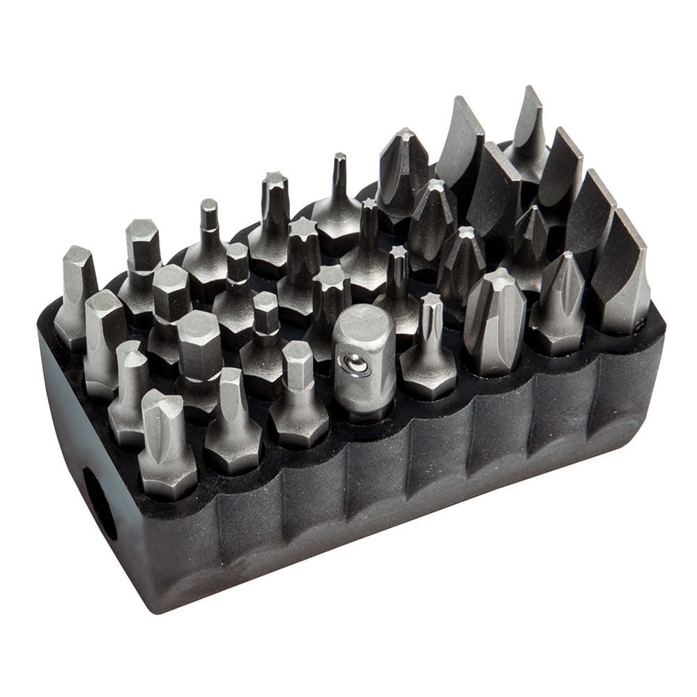 Klein Tools 32526 Standard Tip Bit Set (32-Piece), Gray, S