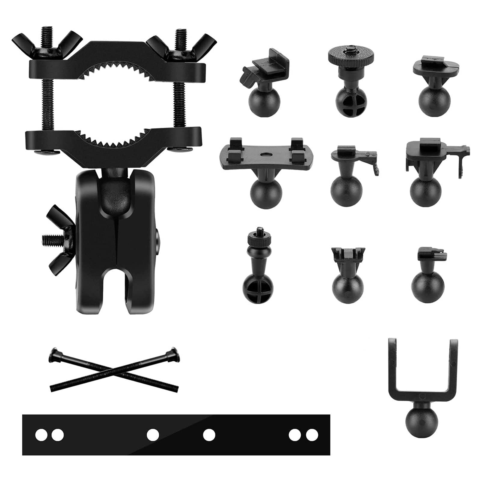 Dash Cam Mount Holder - Mirror Mount, Come with 15+ Different Joints, Suitable for Rexing V1P, YI 2.7", Peztio, Roav, VaVa AUKEY, APEMAN, and Most Other Dash Cameras Dash Cam/GPS