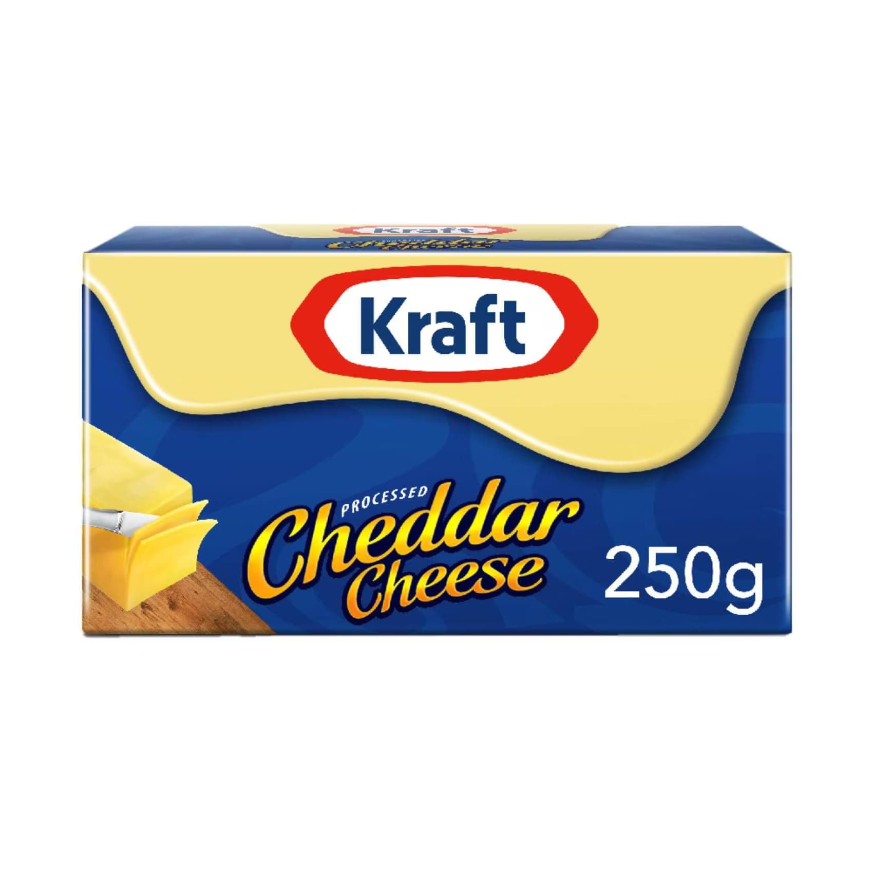 Processed Cheddar Cheese, 250 g