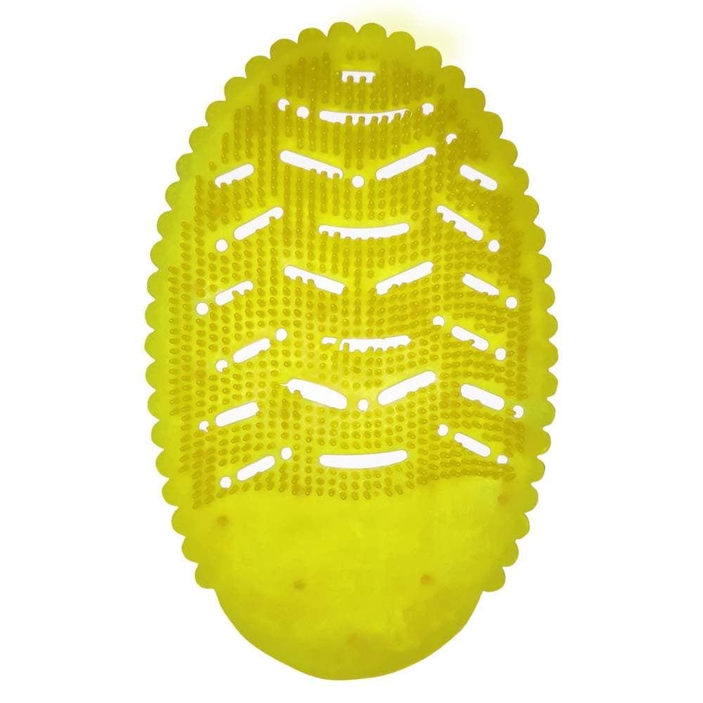 Aoomi Urinal Screen MAT Lemon - 10 PCS Set (EXCITING New FRAGRANCES which Last for 30 Days)