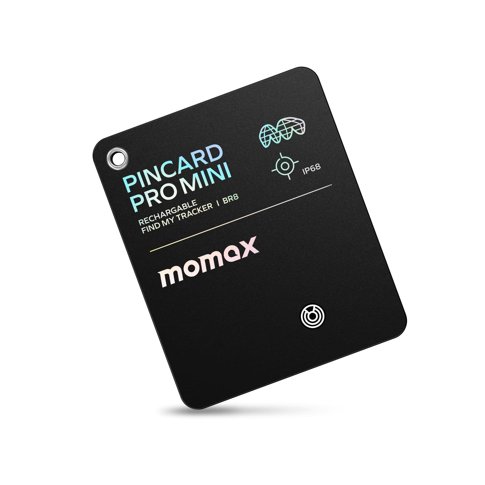 Rechargeable Wireless Tracker, iOS Only, Key Finder IP68 Waterproof, Up to 328ft Range, Smart Tracking Tag for Keys, Bags, Luggage, Wallet and More, Mini Size