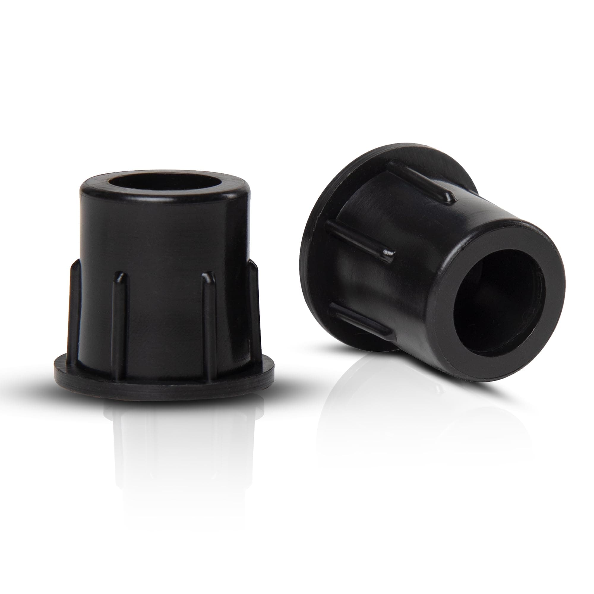 Baluster connectors for ¾” OD Metal balusters. Black Polypropylene (Fixed Baluster Connector - Pack of 50)