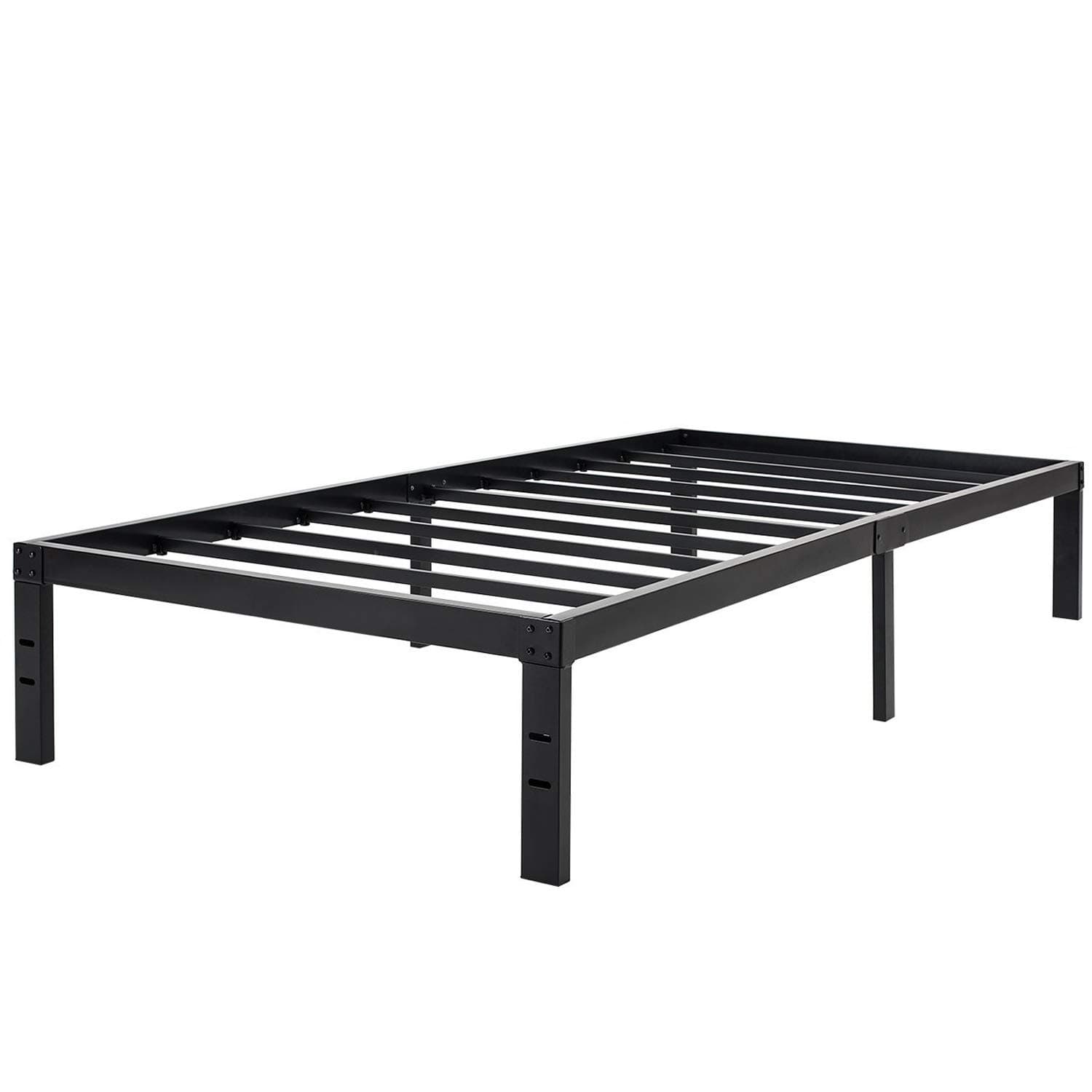45MinST 14 Inch Platform Bed Frame/Easy Assembly Mattress Foundation/No Box Spring Needed/Noise Free,Twin XL