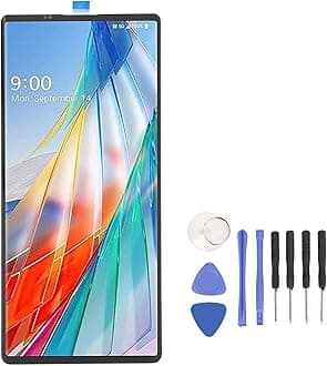 Screen Replacement for LG Wing 5G, 6.8 Inch Professional LCD Display Touch Screen Digitizer Assembly, F100N F100VM LCD Display Full Assembly Replacement Kit with Repair Tools