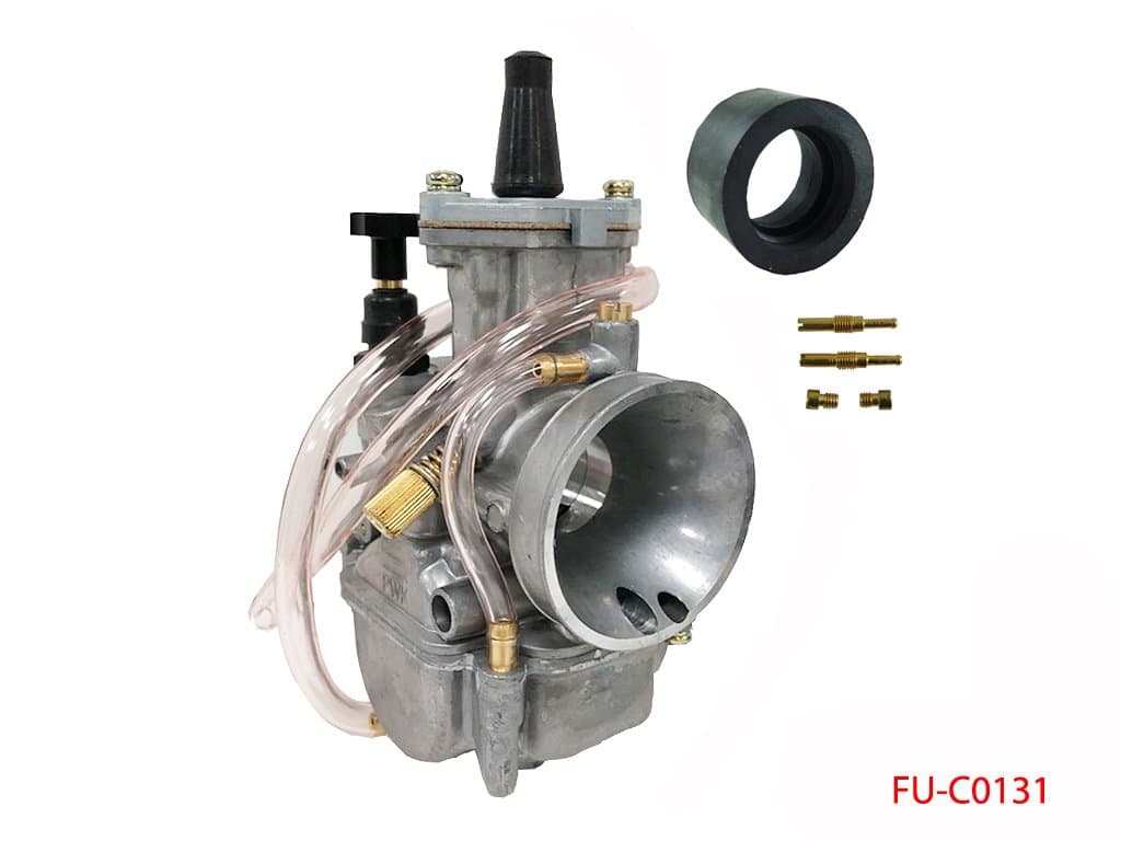 Racing Flat Slide Carburetor Replace for OKO 34mm Carburetor 2 Stroke Cycle Motorcycle Scooter Dirt Bike ATV GY6 125cc 150cc KTM125 KTM150 KTM175 KTM200 KTM250 RTL250 CR125 DT125 DT175