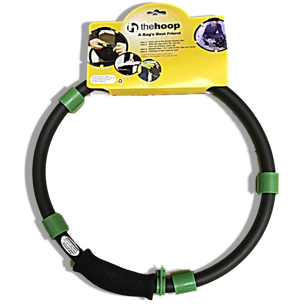 Black Ring Sack Bin Refuse Garbage Bag Holder Plastic with Handle New