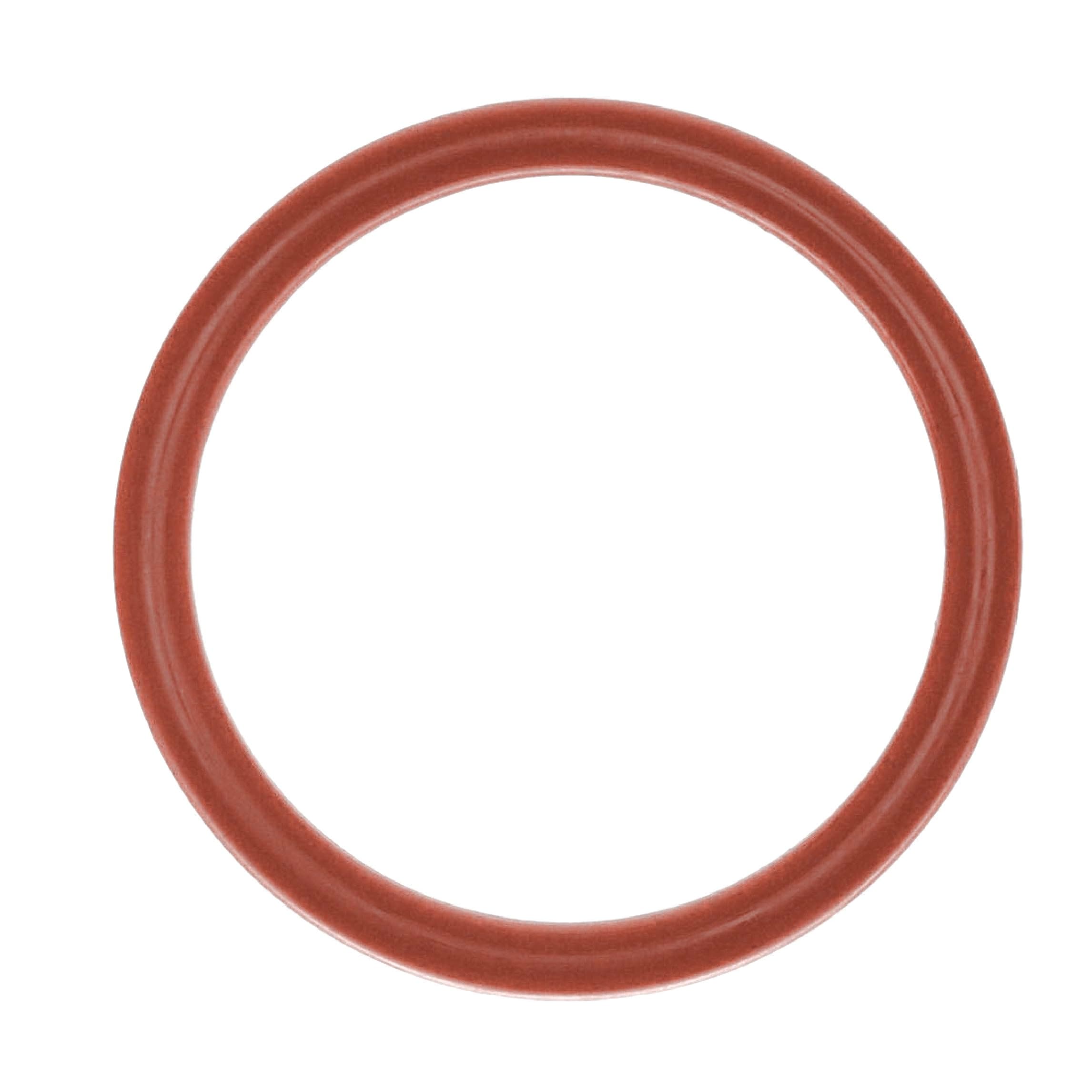114 Silicone O-Ring, 70A Durometer, Red, 5/8" ID, 13/16" OD, 3/32" Width (Pack of 5)