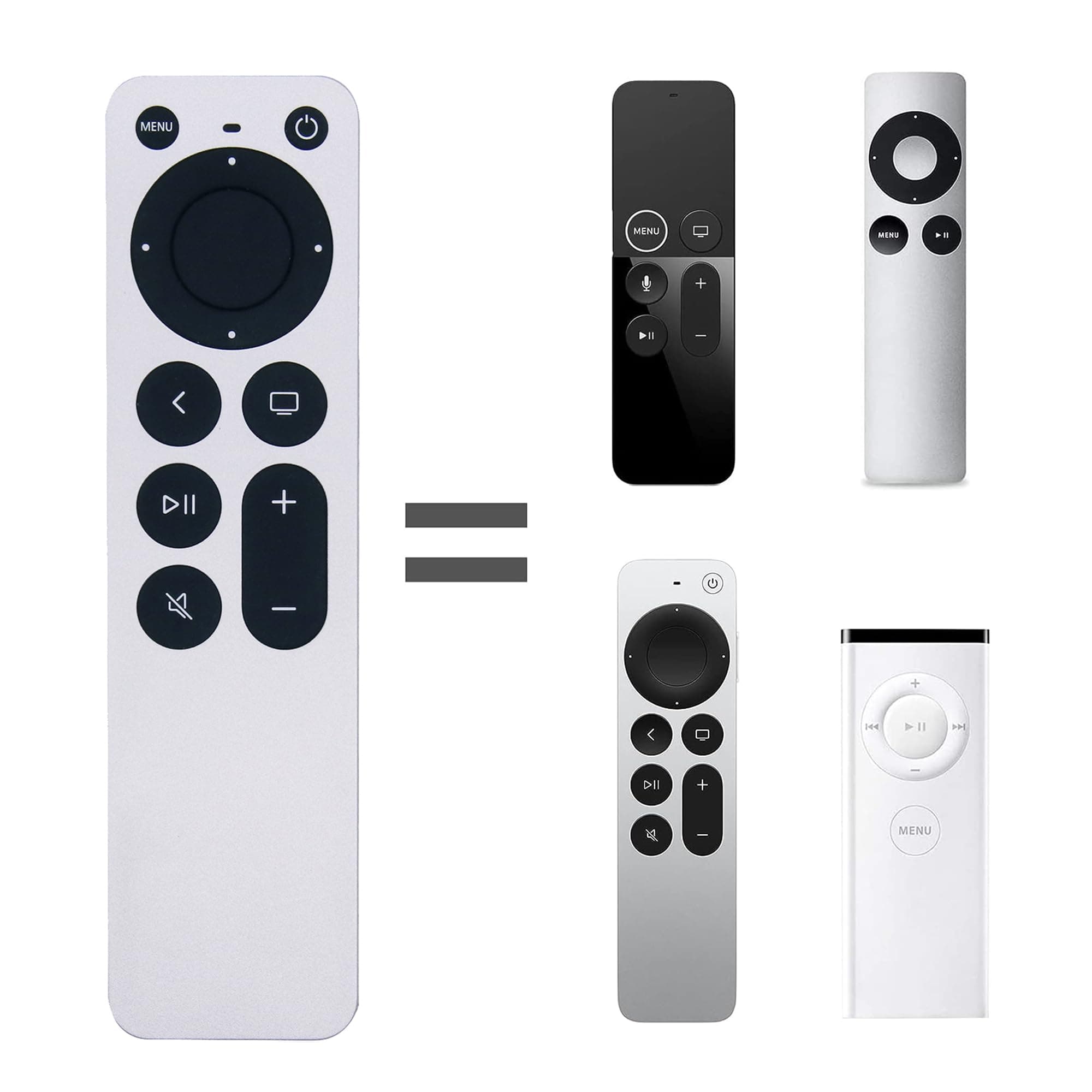 New Apple remote Apple 4K Replacement Apple tv Remote Control for Apple TV 4K/ Gen 1 2 3 4/ HD A1218 A1842 A1625 A1427 A1469 A2169 A1378