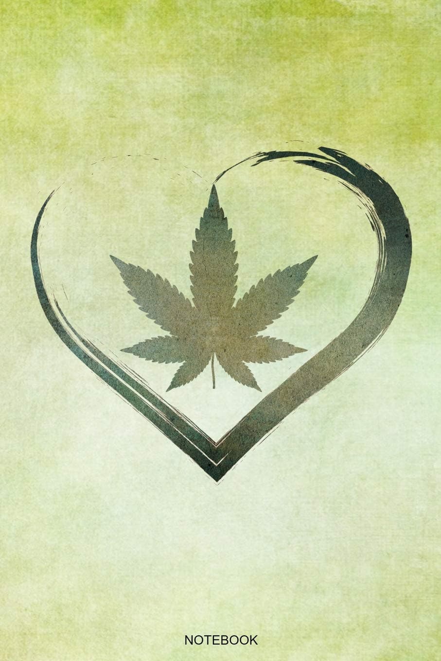 Notebook: Funny Weed Leaf Composition Book for Ideas While High, Grow Notes, Weed Lover Smoker Friend Stoner Gift Birthday I Grow Log Book CBD Journal ... I Size 6 x 9 I Quad Ruled Paper I 120 Pages