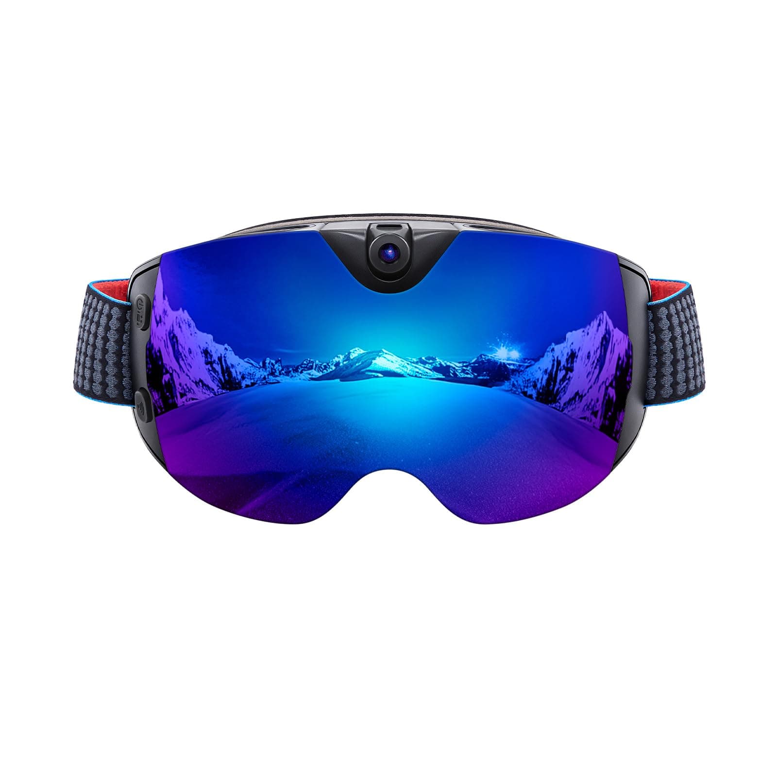 OhO 4K Smart Ski Goggles, WiFi Camera Snowboard Goggles with UV Protection, Anti Fog (Men/Women)