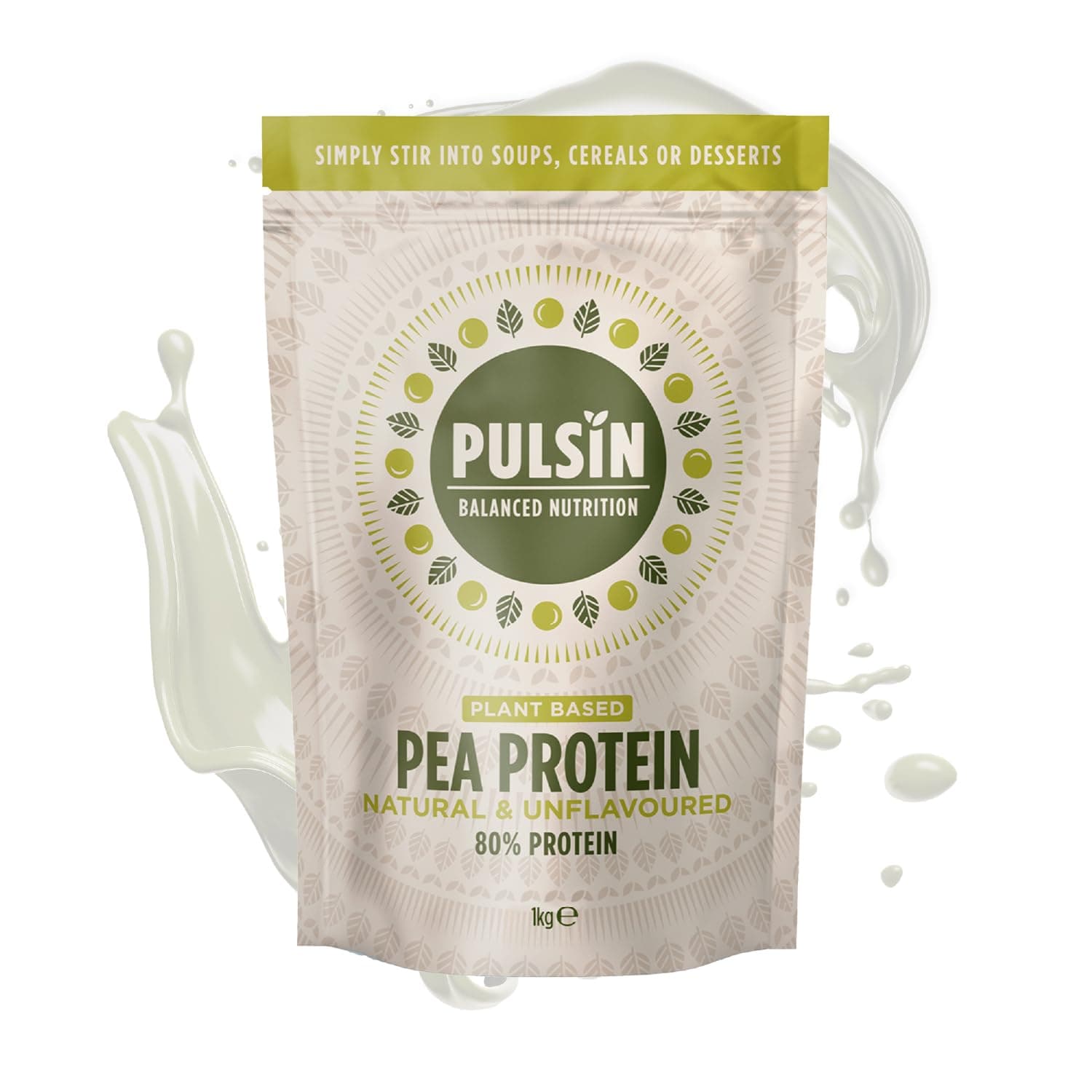 Pulsin Snacks 1kg Pea Protein Isolate Powder PI