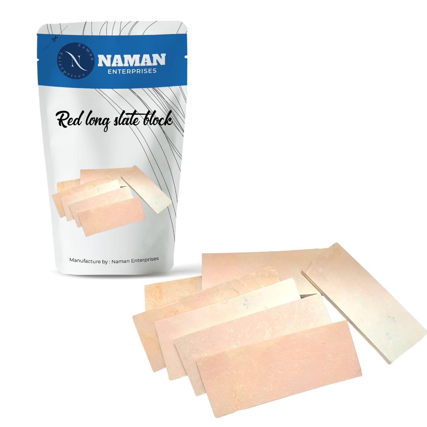 Slate pencil red long slate block pack