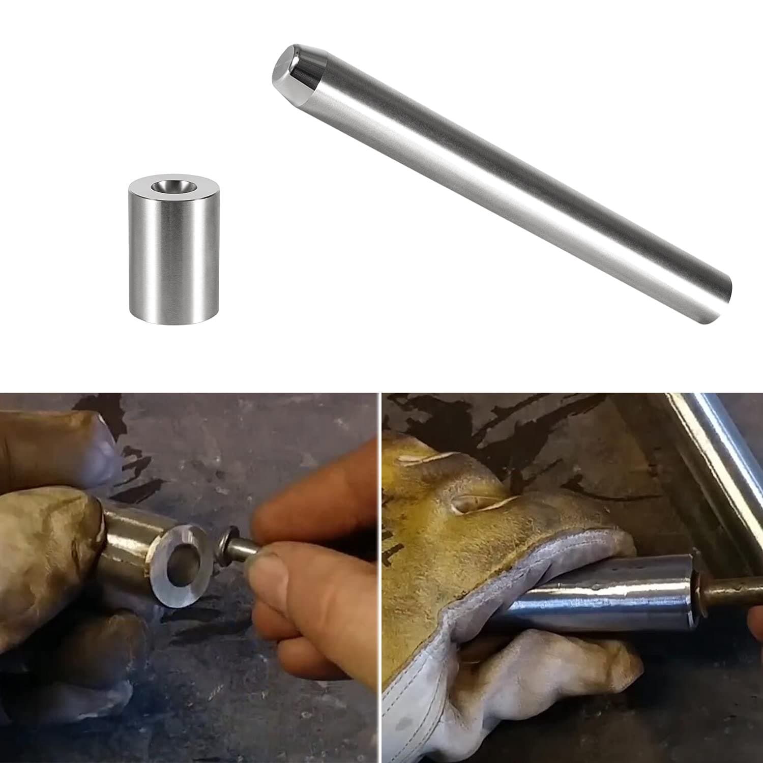 blacksmith rivet doming tools
