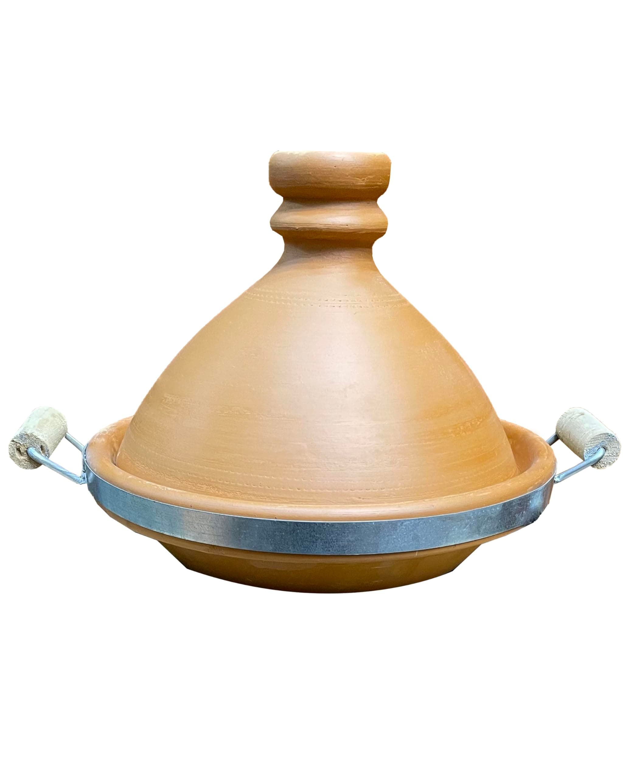Moroccan Cooking Tagine Handmade Plain with hands Various diameter - Traditional dome shaped (27 CM)