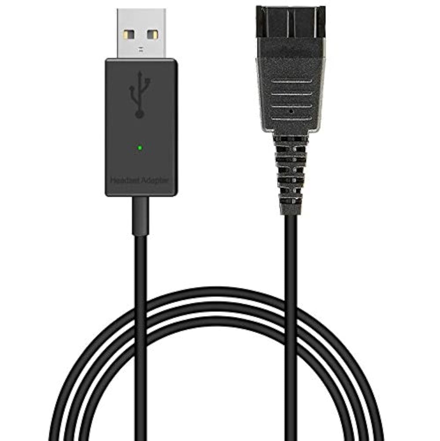 Quick Disconnect to USB Adapter for Jabra GN Headsets and workable for Jabra Link 230