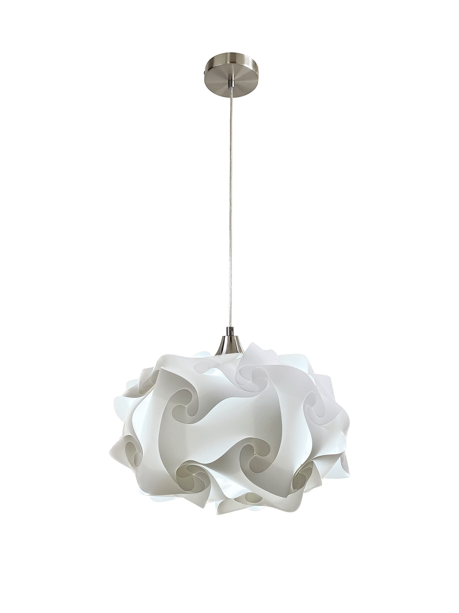 Cloud 1-Light White Globe Oval Pendant