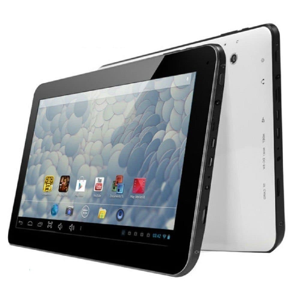 Digital Reins 10.1" Inch Quad Core Android 4.4 Tablet PC with Dual Cameras 1GB RAM 8GB HDD and Bluetooth