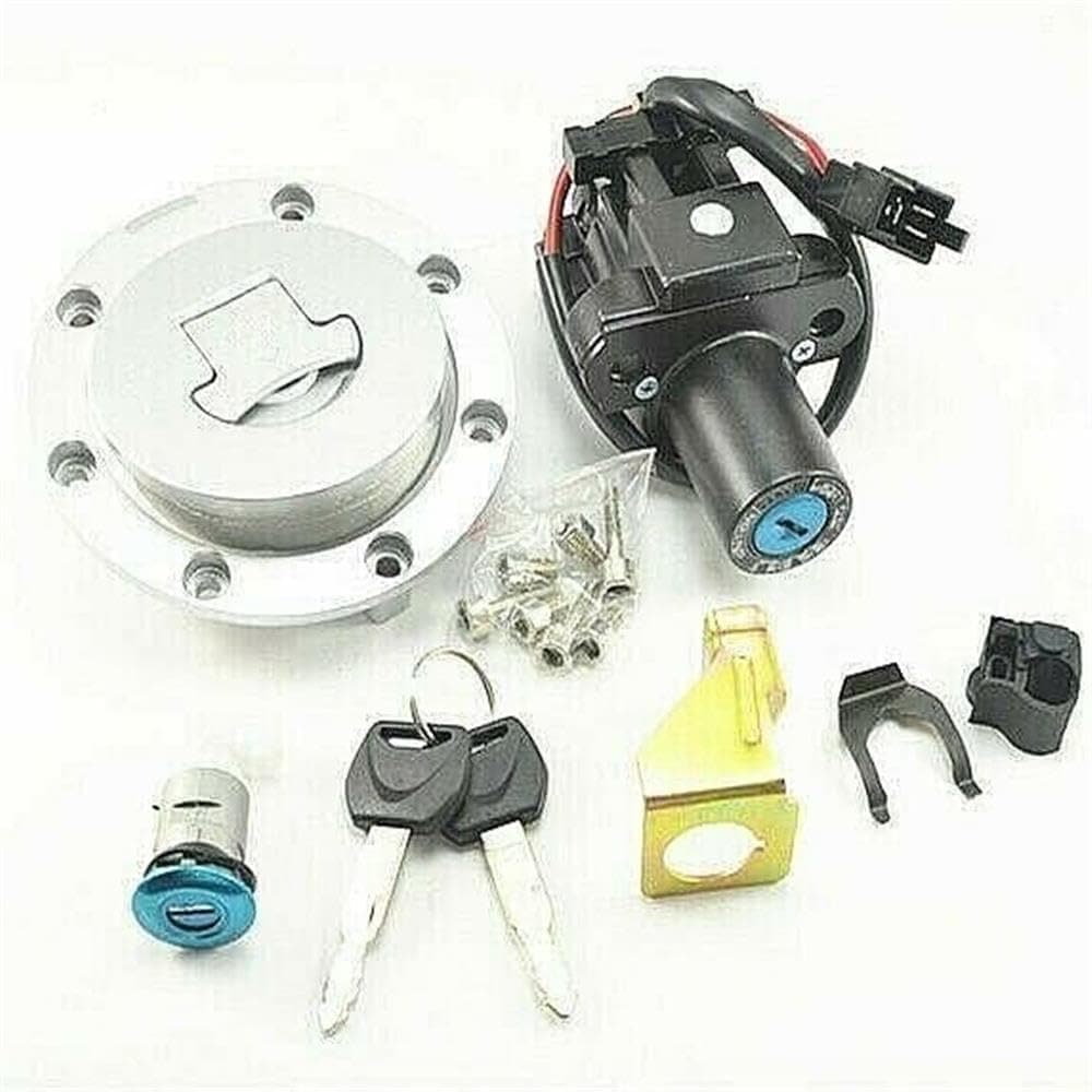 Replacement Part for Ignition Switch Fuel Gas Cap Seat Lock Keys Set for 2011-2013 Fits for H0nda CBR250R/RA #24802897