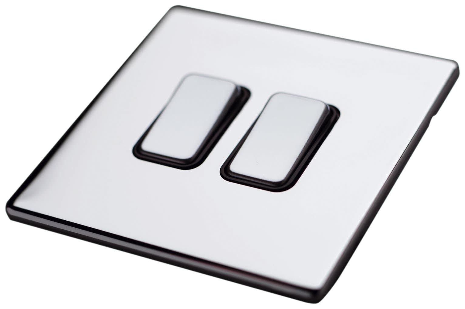 MK Aspect K24372 BSS B Double 20 amp 2-Way Switch