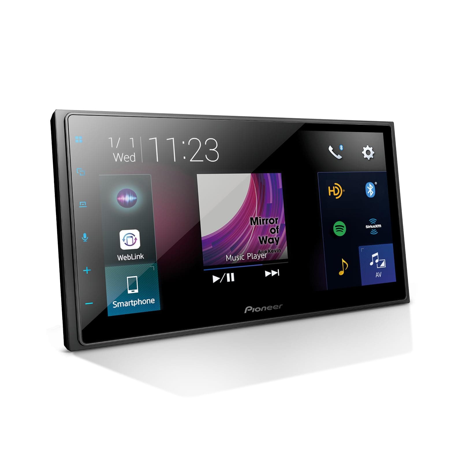 Pioneer DMH-2660NEX Digital Multimedia Receiver, with Apple CarPlay, Android Auto, Amazon Alexa via the Pioneer Vozsis App, Bluetooth and Backup Camera Compatibility, 6.8” Capacitive Touchscreen