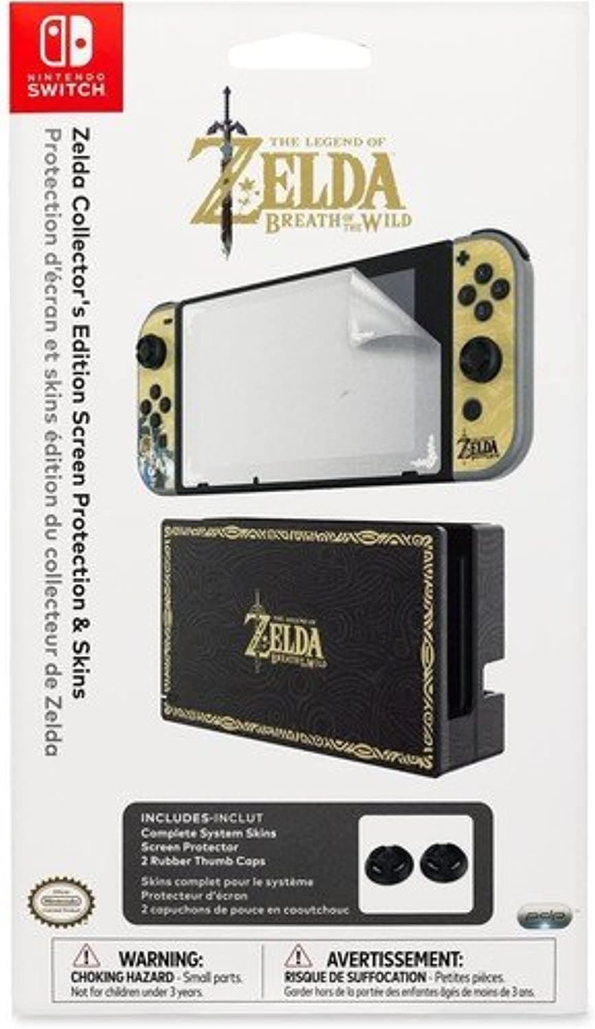 PDP Nintendo Switch Screen Protector & Skin Zelda Edition