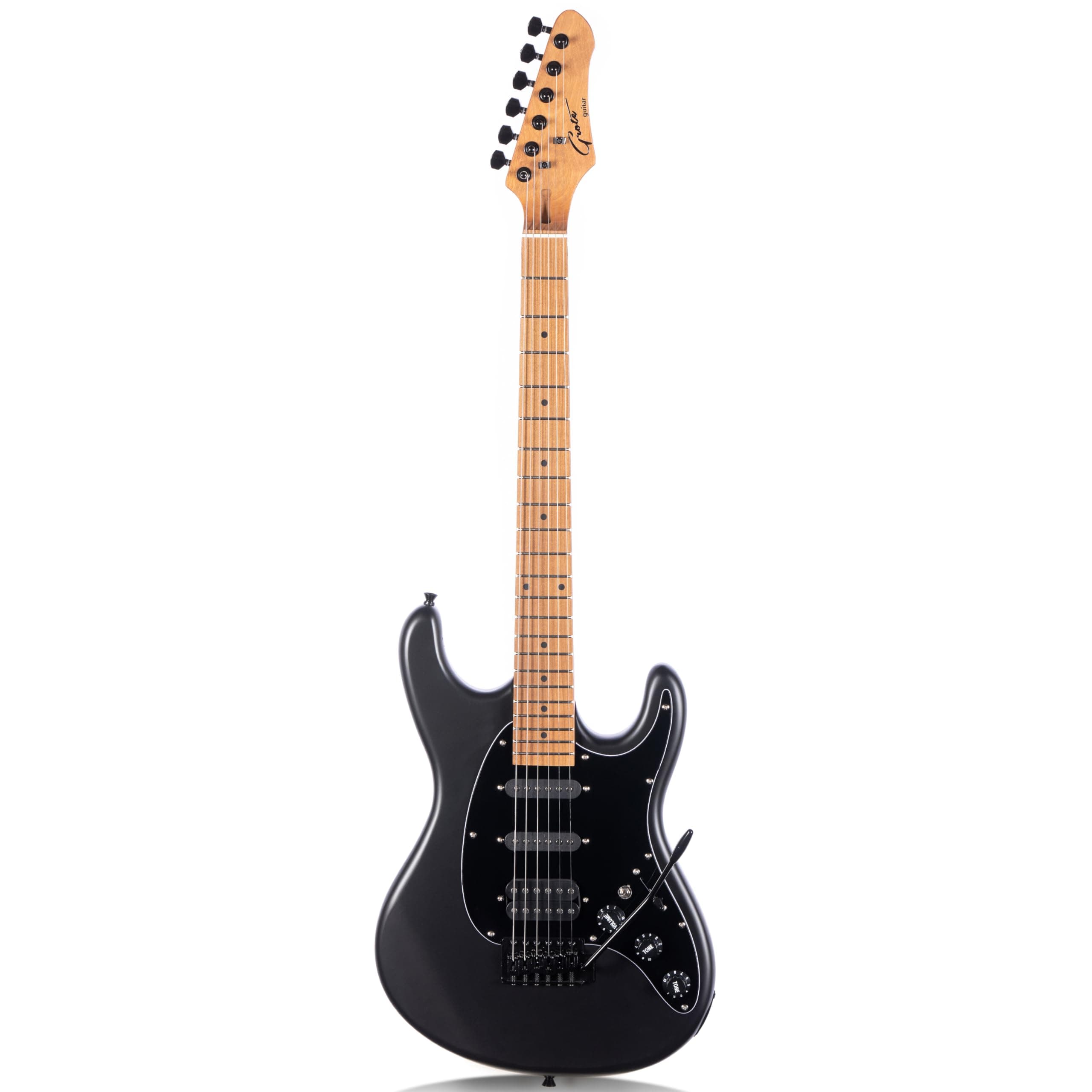Electric Solid Body Guitar Modern-GST For Beginners (Ebony)