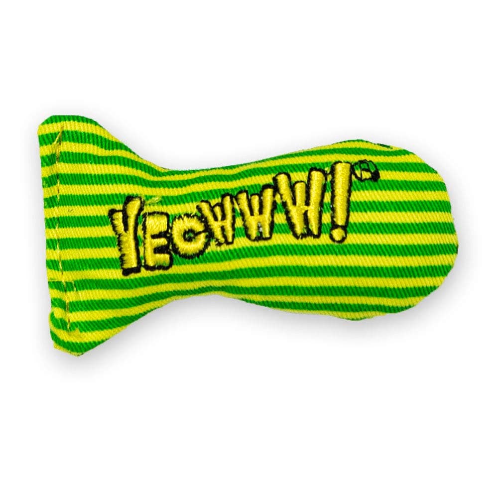 Yeowww Stinkies Stripes Cat Toy