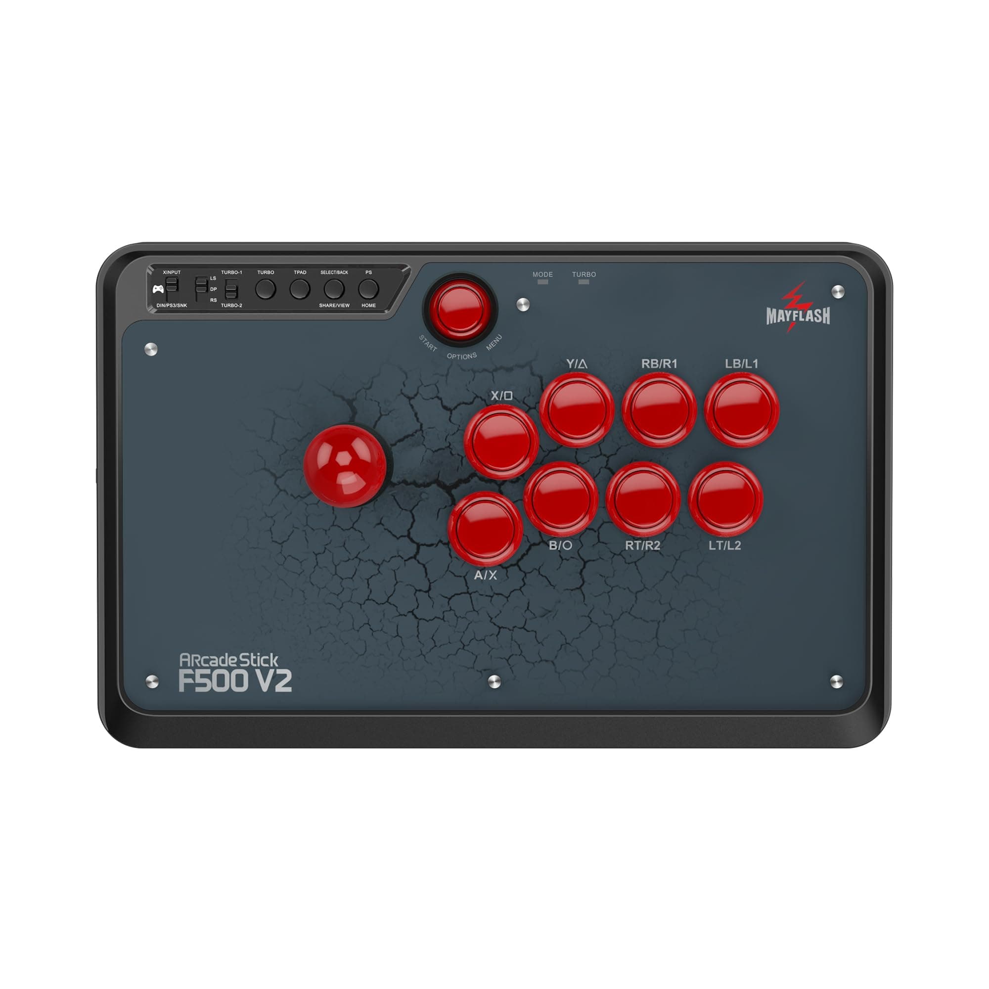 Universal Arcade Fighting Stick F500 for Switch/Switch 2, Xbox Series X/S, Xbox One, Xbox 360, PS4, PS3, Windows, macOS, Android, Raspberry Pi, Steam Deck, PS Classic, NEOGEO mini