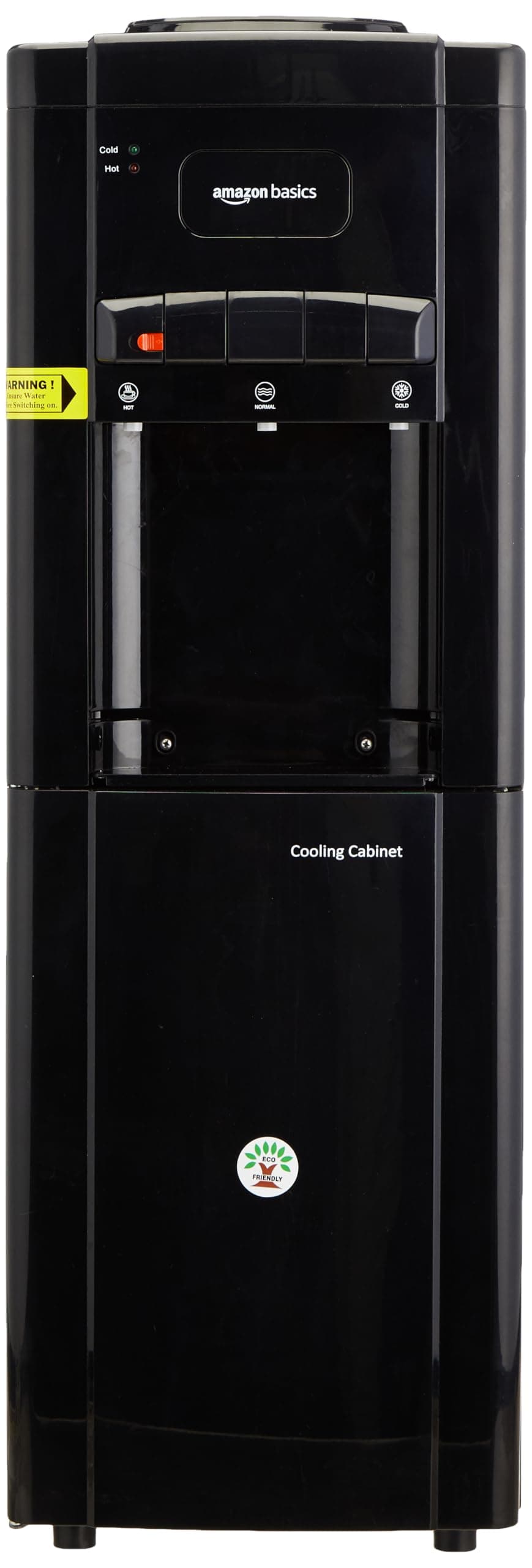 amazon basics Water Dispenser Hot, Cold & Normal Water Dispensing, Child Safety Lock & 1-Year Warranty, Top Loading with Refrigerator | 20 litres