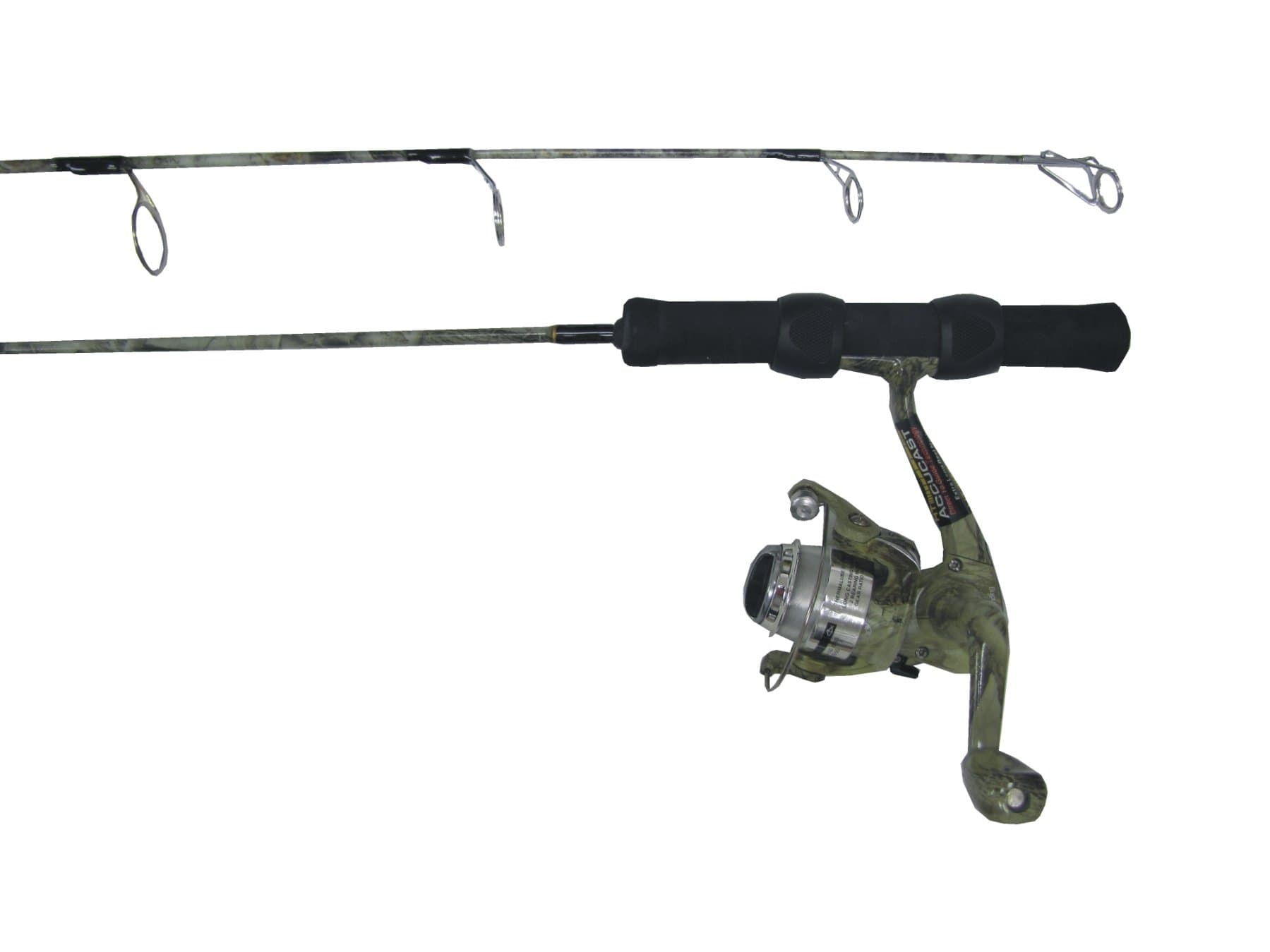 HT Enterprise FHI-24MSC Fish Hunter Ice 24 Medium Combo W/Cacr-102 2B Reel