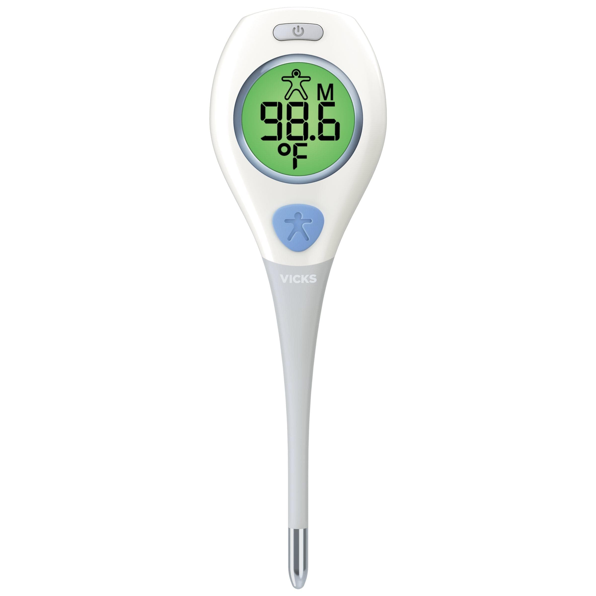 RapidRead Digital Thermometer, Temperature Readings in 2 Seconds, Use as Oral Thermometer, Baby Rectal Thermometer or Under the Arm, Water Resistant