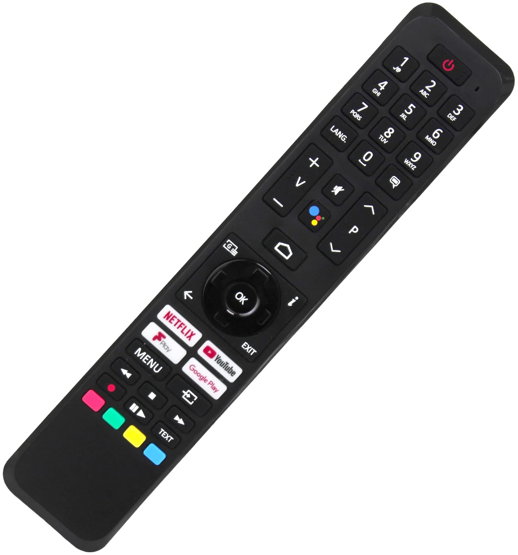 – Original CT-8562, CT-8555 Bluetooth Voice Remote Control Compatible with TOSHIBA Smart TVs -Features Direct Access to Google Assistant, Voice Control, Netflix, YouTube, Freeview Play, Google Play