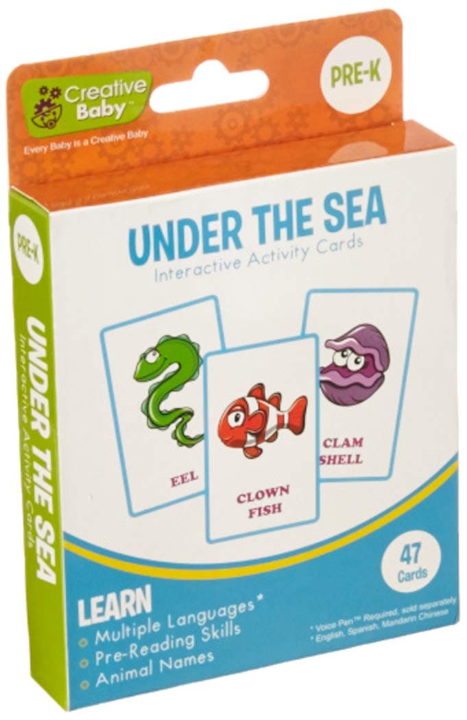 Creative Baby Activity Flash Cards - Under The Sea