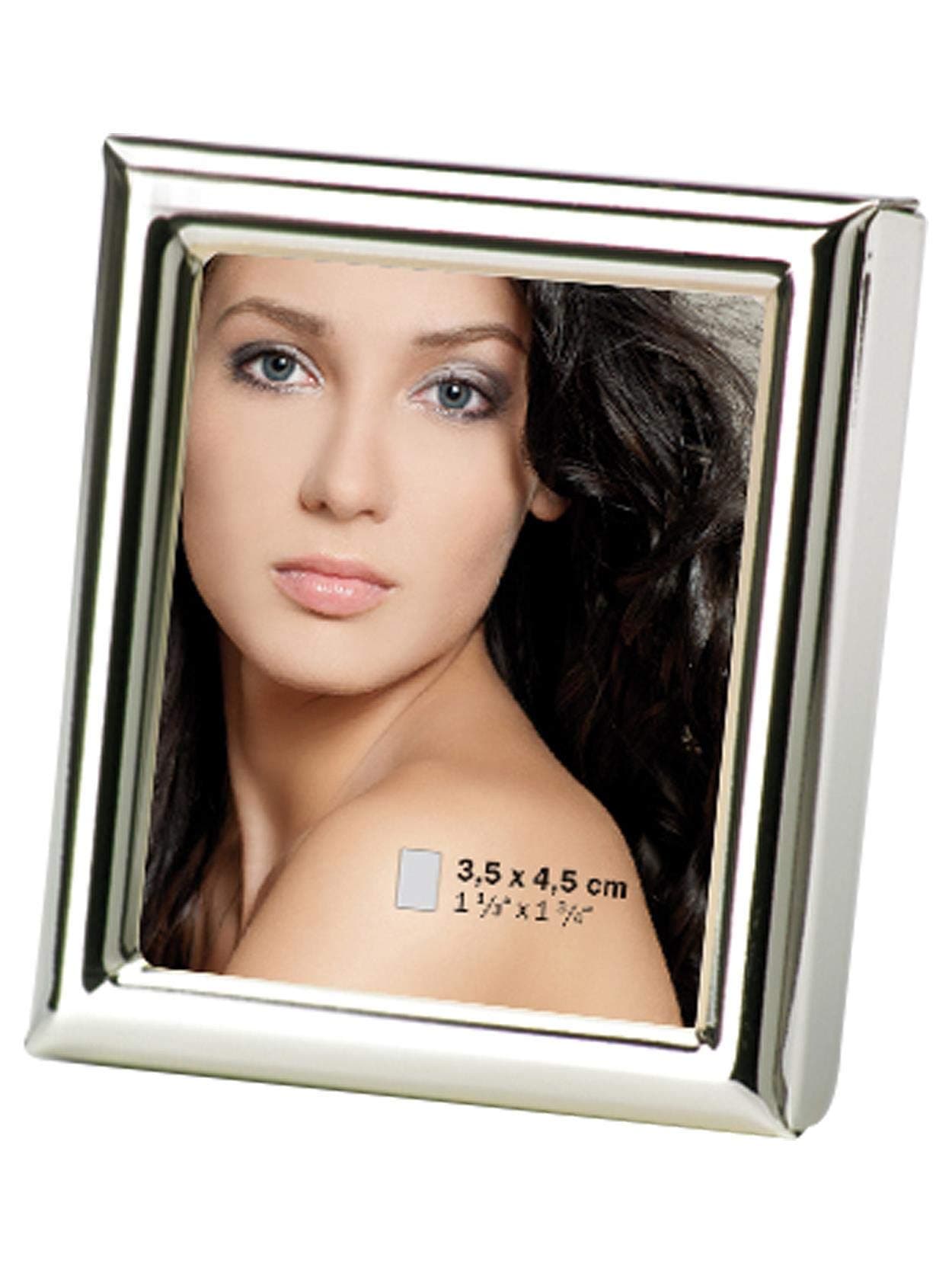 walther design Picture Frame Silver 3,5 x 4,5 cm Chloe Portrait Frame WD354S
