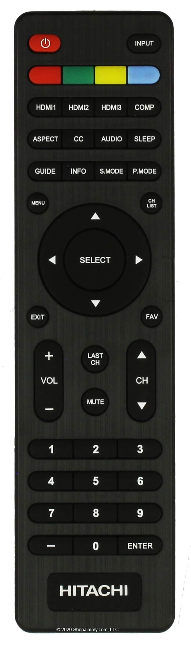 HITACHI OEM Remote Control PN: 504Q4836101