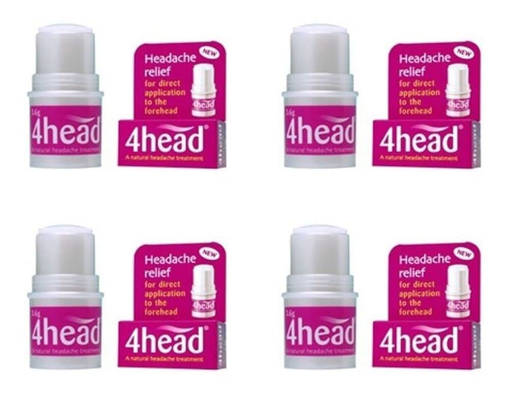 (4 pack) - 4head 4head headache treatment | 3.6.g | 4 pack - -