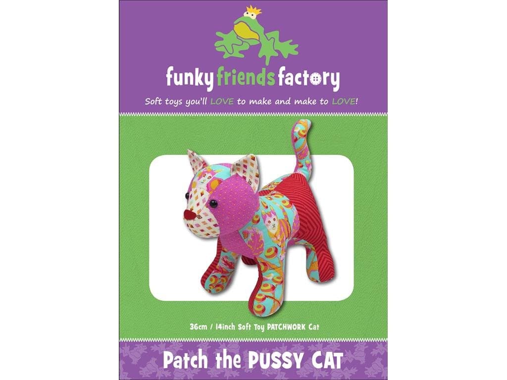 Funky Friends FactoryPatch Cat Pattern