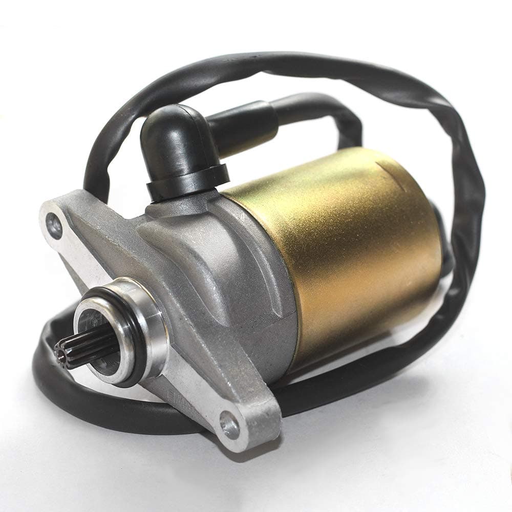 10 Teeth Starter Motor with Wire Cable for GY6 49cc 50cc Scooter 139QMB Moped ATV Go Karts TAOTAO SUNL ROKETA Tank Baja