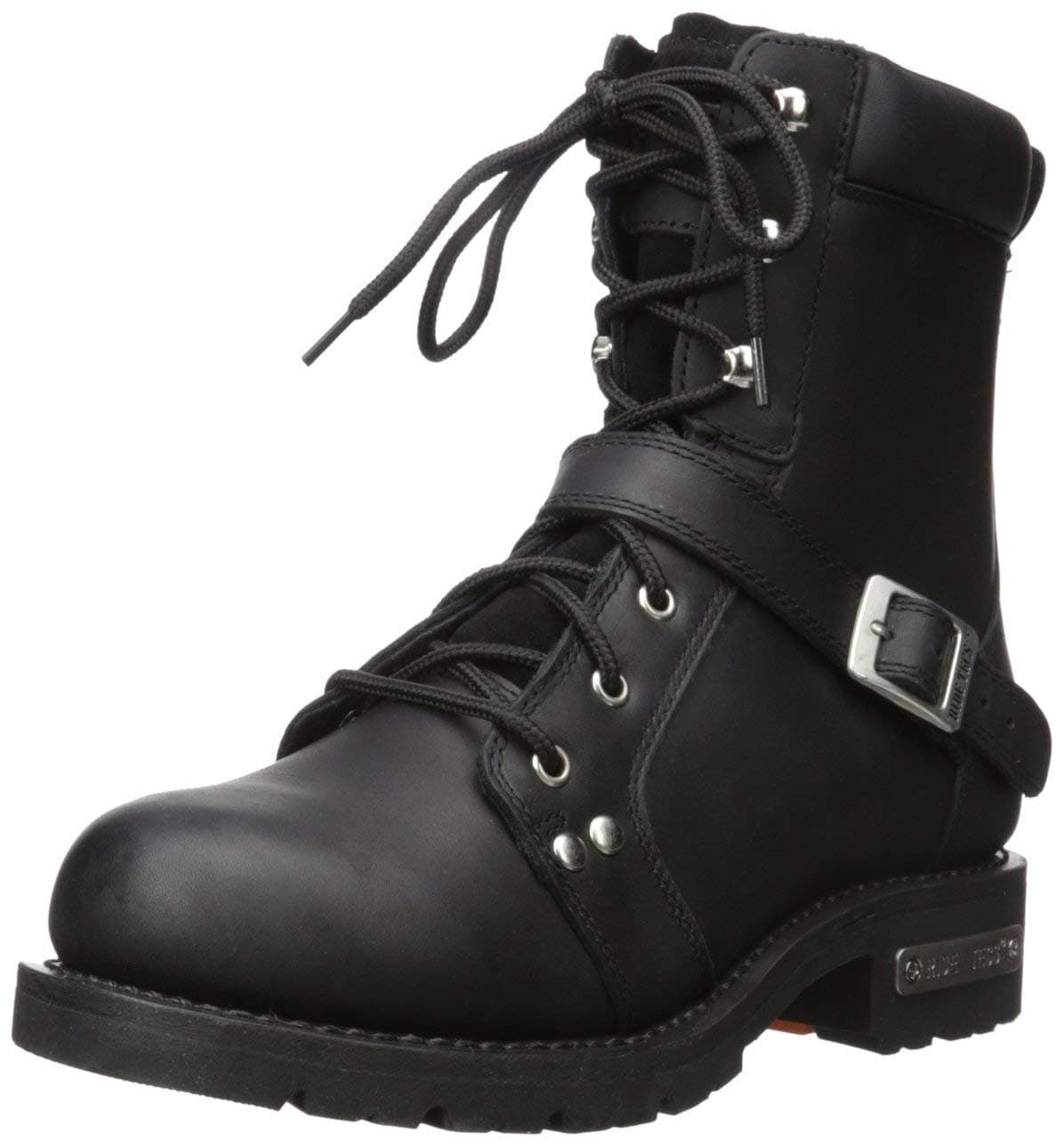 Men's Biker Riding Leather Motorcycle Boots